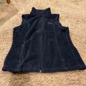 Columbia vest black fleece